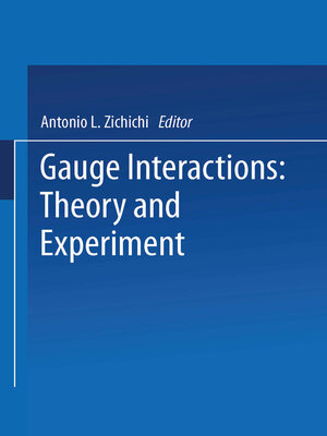 cover image of Gauge Interactions